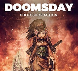 极品PS动作－末日战争(含高清视频教程)：Doomsday Photoshop Action